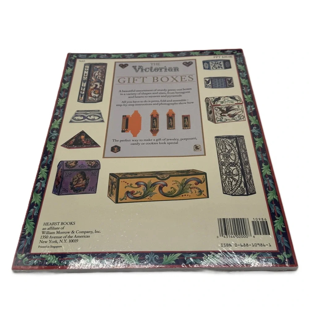 The Victorian Gift Boxes Jane Thomson 22 Press-Out Boxes Tags Hearst Books 1992